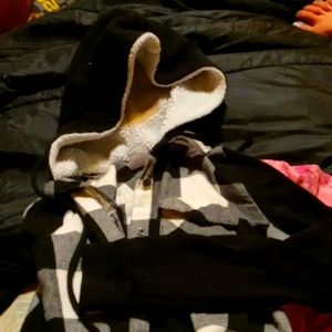 NoBo Boundaries light jacket/shirt with fleece lined hood